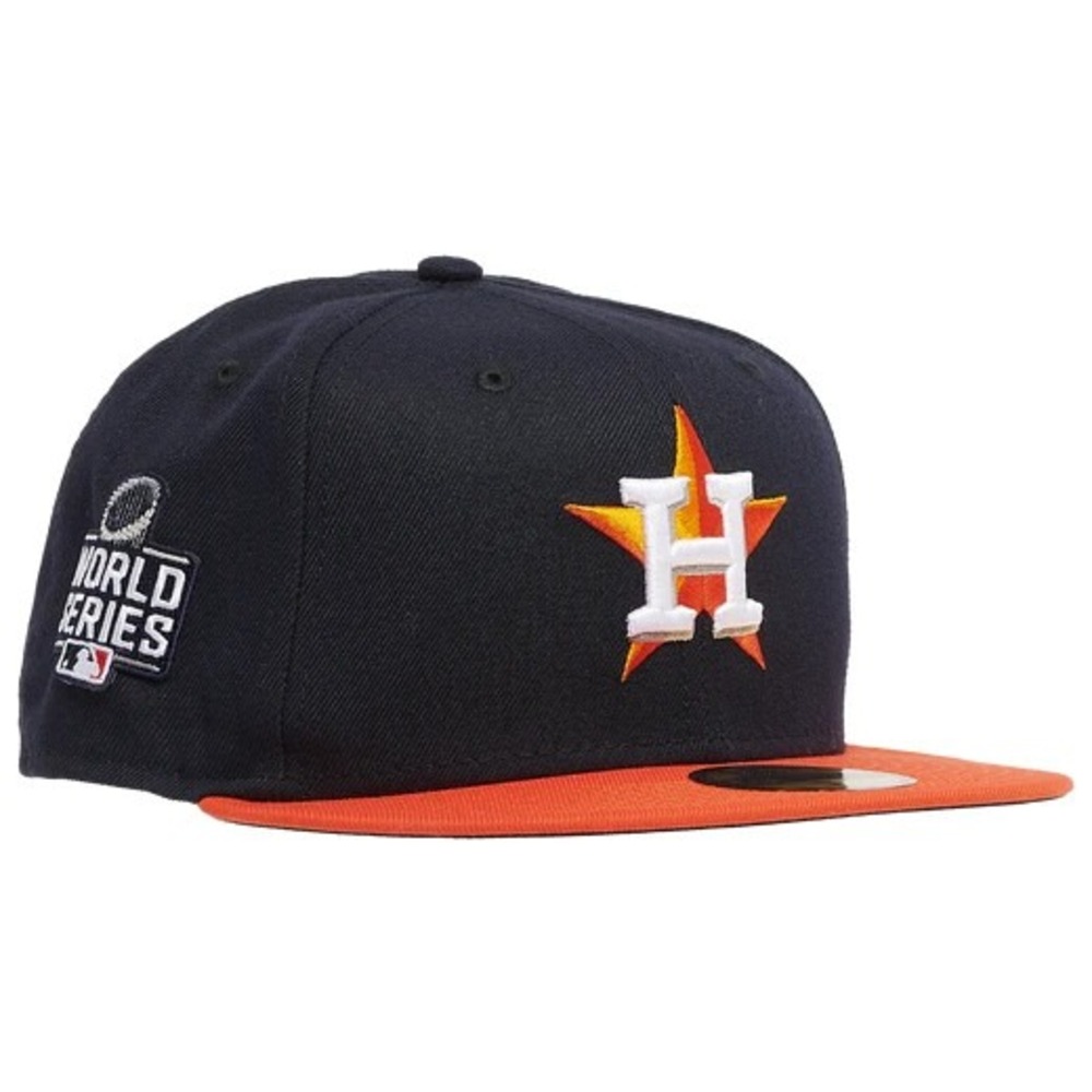 Houston Astros New Era 59FIFTY MLB World Series Champions Fitted Hat Size 7 1/2